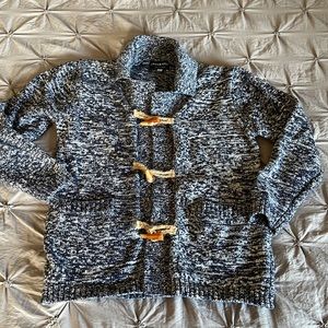 Navy and White Sweater